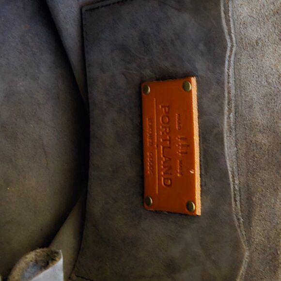 Portland Leather Goods Medium Classic Tote Groupie Gray (Modified) - Picture 13 of 16